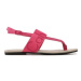Calvin Klein Jeans Sandále Flat Sandal Toepost Webbing YW0YW00956 Ružová