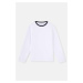 Dagi White Long Sleeve Sweatshirt Pajama Top