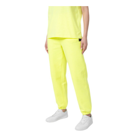 Pánske tepláky 4F WOMENS TROUSERS SPDD012-45S-CANARY GREEN