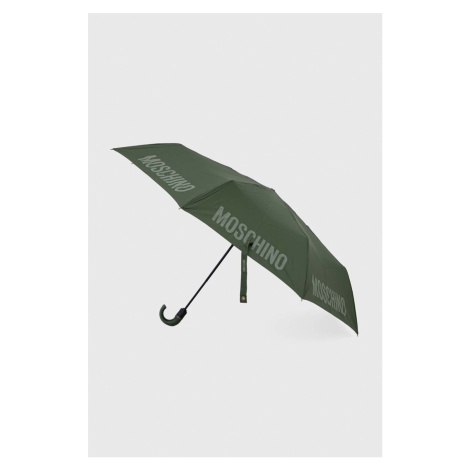 Dáždnik Moschino zelená farba, 8064