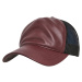 Synthetic Leather Trucker Chestnut Brown/Blk