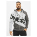 DNGRS Veli Zip Hoody Grey Melange/Black