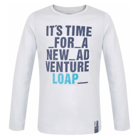 LOAP BINUS Chlapčenské tričko, sivá, veľkosť 146-152