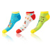 Bellinda CRAZY IN-SHOE SOCKS 3x - Moderné farebné nízke crazy ponožky unisex - svetlo zelená - č