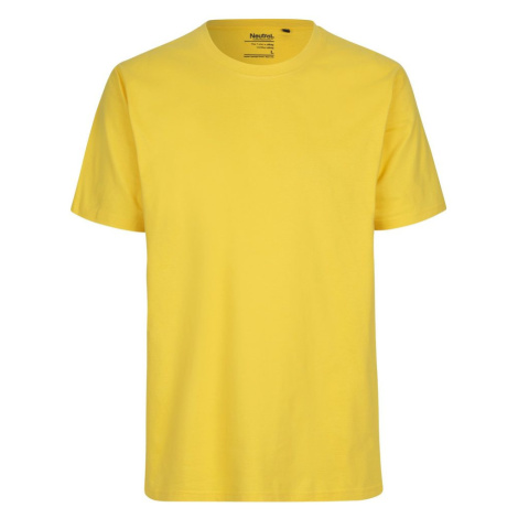 Neutral Pánske tričko Classic z organickej Fairtrade bavlny - Žltá
