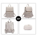 Konofactory Svetlosivý elegantný kožený batoh „Majestic“ 12L