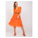Dámske šaty-DHJ-SK-N13198-1.22-oranžové jedna