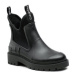 Calvin Klein Jeans Gumáky Mid Rainboot Chelsea YW0YW01034 Čierna