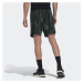 ADIDAS SPORTSWEAR Športové nohavice 'Workout Dye'  zelená melírovaná / čierna