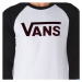 Vans CLASSIC RAGLAN Pánske tričko, biela, veľkosť