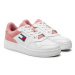 Tommy Jeans Sneakersy Tjw Retro Basket Mix Media EN0EN02653 Ružová