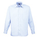 Premier Workwear Pánska košeľa s dlhým rukávom PR200 Light Blue -ca. Pantone 2708