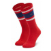 Tommy Hilfiger Súprava 2 párov vysokých ponožiek unisex 394020001 Červená