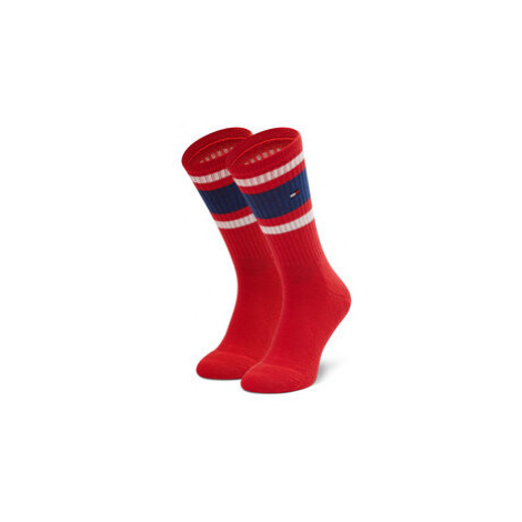 Tommy Hilfiger Súprava 2 párov vysokých ponožiek unisex 394020001 Červená