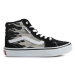 Chlapčenská vychádzková obuv VANS YT Filmore HI (Suede Canvas) grey white