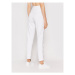 Calvin Klein Teplákové nohavice Logo Tape K20K203116 Biela Slim Fit