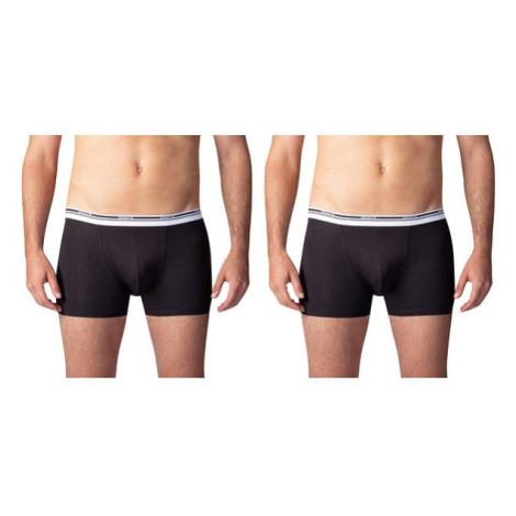 Bellinda BOXER COLOURS 2x - Dvojbalenie bavlnených boxeriek - čierna