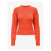 Orange women's sweater ONLY Agnes - Women