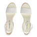 Calvin Klein Jeans Espadrilky Wedge Sandal Su Mg Btw YW0YW01026 Écru