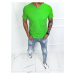 Basic green men's T-shirt Dstreet