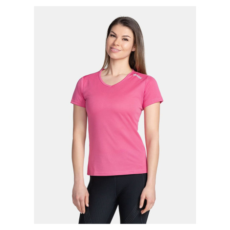 Ružové dámske športové tričko Kilpi DIMA