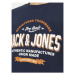 Jack&Jones Junior Mikina Logo 12258840 Tmavomodrá Regular Fit