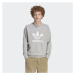 Pánska mikina ADIDAS ORIGINALS TREFOIL CREW-IM4501-medium grey heather