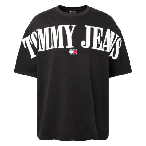 Tommy Jeans Tričko  námornícka modrá / jasne červená / čierna / biela Tommy Hilfiger
