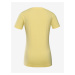 Žlté detské vzorované tričko NAX LORETO