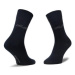 Tom Tailor Súprava 2 párov vysokých dámskych ponožiek 9702 Tmavomodrá