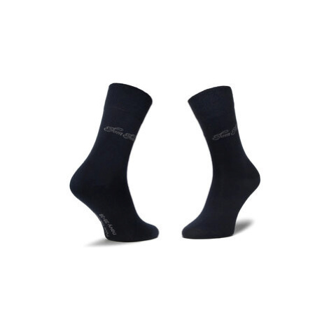 Tom Tailor Súprava 2 párov vysokých dámskych ponožiek 9702 Tmavomodrá