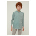 Trendyol Khaki Basic Boy's Woven Shirt