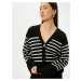 Koton V-Neck Cardigan Buttoned Knit