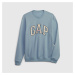 Mikina GAP Core Logo Sweatshirt New England Sky