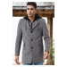 PLT8406 DEWBERRY MEN'S COAT-PATTERNED GREY-5