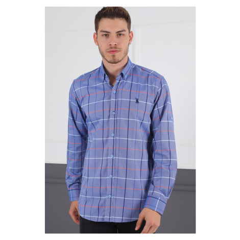 G716 DERBERRY MEN'S SHIRT-BLUE