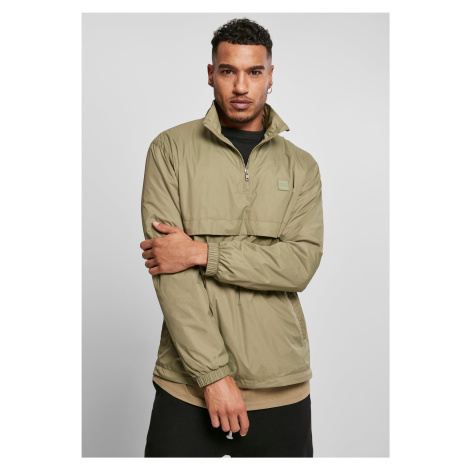 Stand Up Collar Pull Over Jacket khaki Urban Classics