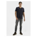 Tričko Camel Active Nos Henley 1/2 Arm Night Blue