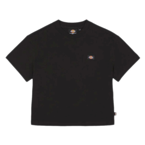 Dickies Oakport Cropped T-Shirt W - Dámske - Tričko Dickies - Čierne - DK0A4Y8L-BLK