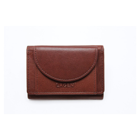 Lagen Dámska kožená peňaženka W-22030 (malá peňaženka) hnedá