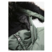 Zelená dámska prešívaná zimná bunda ALPINE PRE Pereta