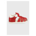Detské kožené sandále Geox červená farba