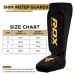 RDX HOSIERY SHIN INSTEP Chrániče holení, čierna, veľkosť