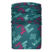 Multifunkční šátek model 9065048 tyrkysová + růžová UNI - Kilpi