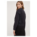 Rifľová bunda Answear Lab X limitovaná kolekcia NO SHAME dámska, čierna farba, prechodná, oversi