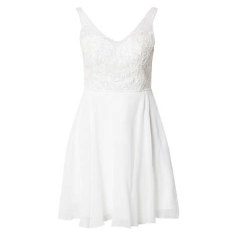 Laona Kokteilové šaty  biela