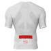 Compressport POSTURAL SS TOP Pánske bežecké tričko, biela, veľkosť