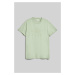 TRIČKO GANT REG TONAL SHIELD SS T-SHIRT MILKY MATCHA