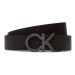 Calvin Klein Pánsky opasok Adj/Rev Ck Pique Metal 35Mm K50K511337 Čierna