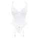 Biely korzet s tangami Amor Blanco corset Obsessive